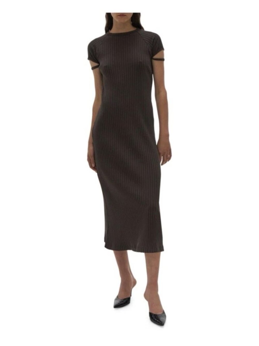helmut lang midi dress size L